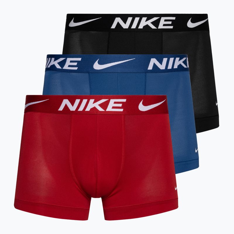 Мъжки боксерки Nike Dri-Fit Essential Micro Boxer Brief 3 чифта black/red/blue