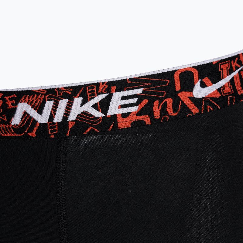 Мъжки боксерки Nike Everyday Cotton Stretch Trunk 3 чифта черно/червено/синьо/стадионно зелено 7