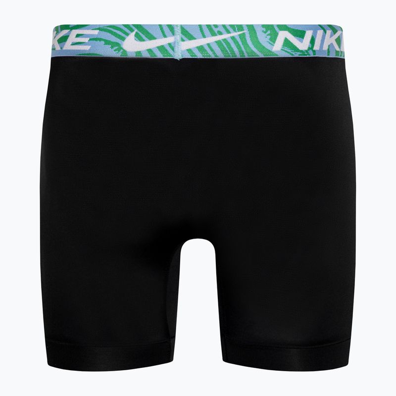 Мъжки боксерки Nike Dri-Fit Essential Micro Boxer Brief 3 чифта black/aquarius bleu/laser fuchsia/grey 3