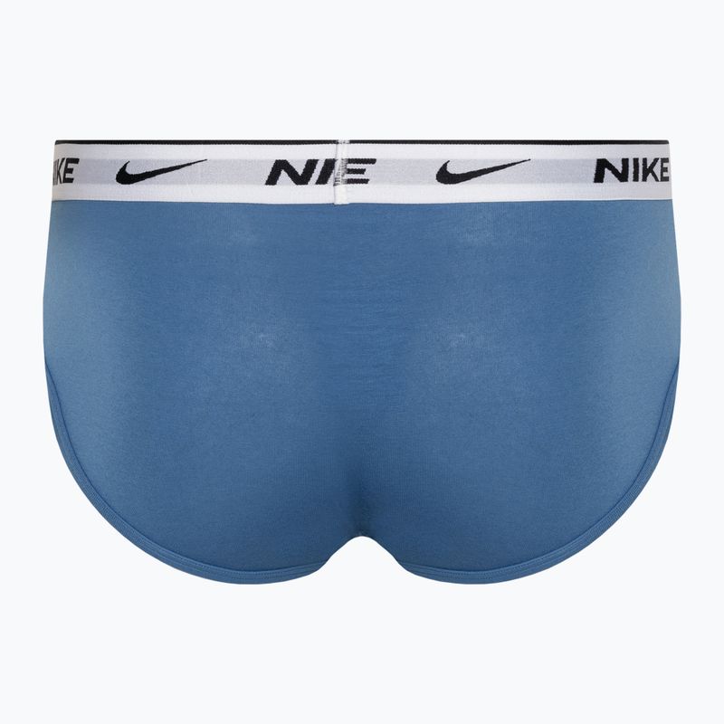 Мъжки слипове Nike Everyday Cotton Stretch Brief 3 чифта star blue/wolf grey/black white 5