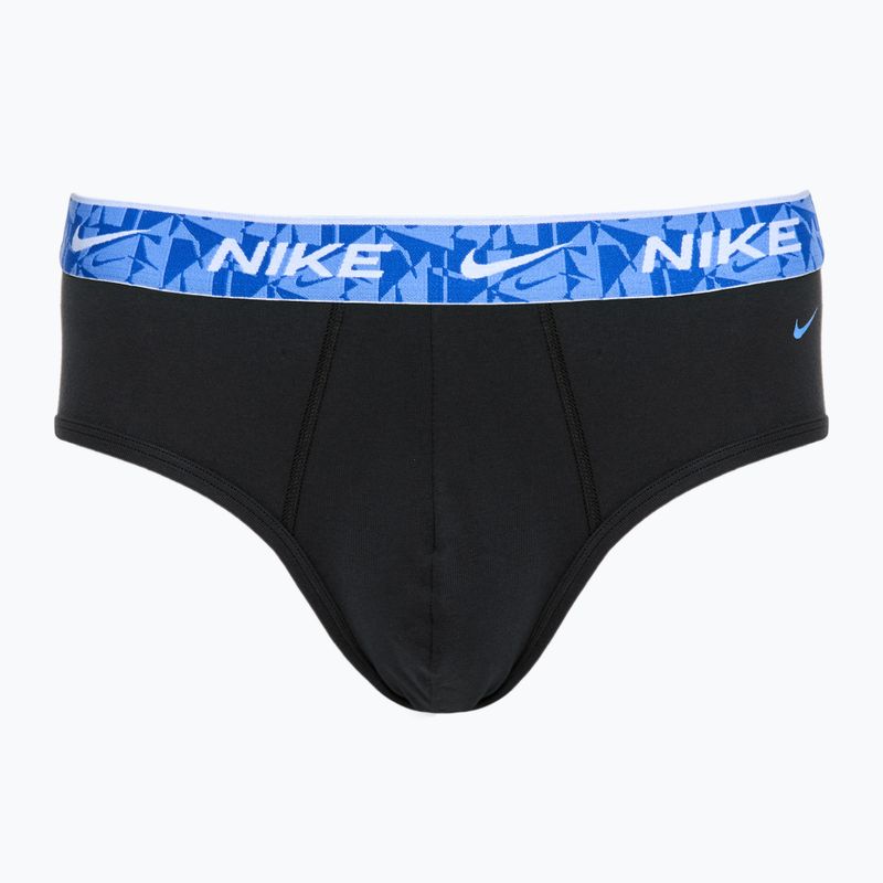 Мъжки слипове Nike Everyday Cotton Stretch Brief 3 бр. black/green/black 4