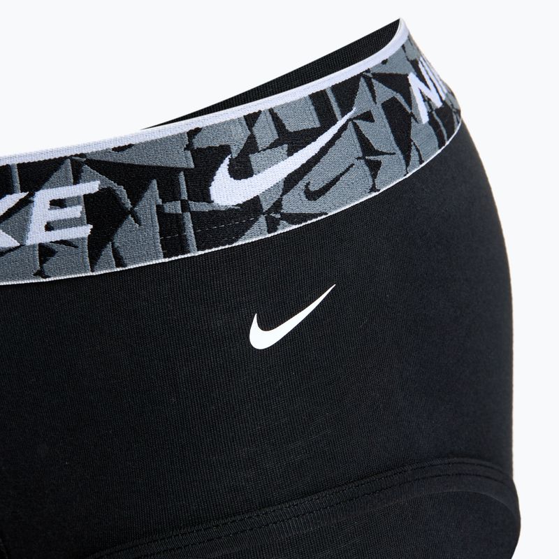 Мъжки слипове Nike Everyday Cotton Stretch Brief 3 бр. black/green/black 6