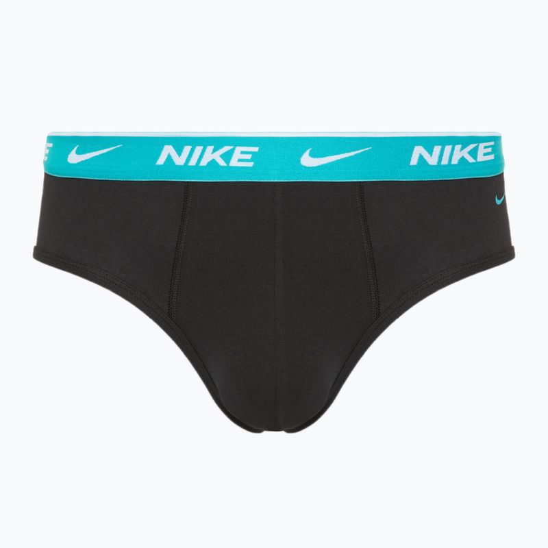 Мъжки слипове Nike Everyday Cotton Stretch Brief 3 бр. black dusty/ast/arry navy 2