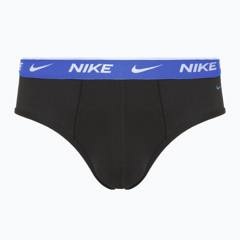 Мъжки слипове Nike Everyday Cotton Stretch Brief 3 бр. black dusty/ast/arry navy 4