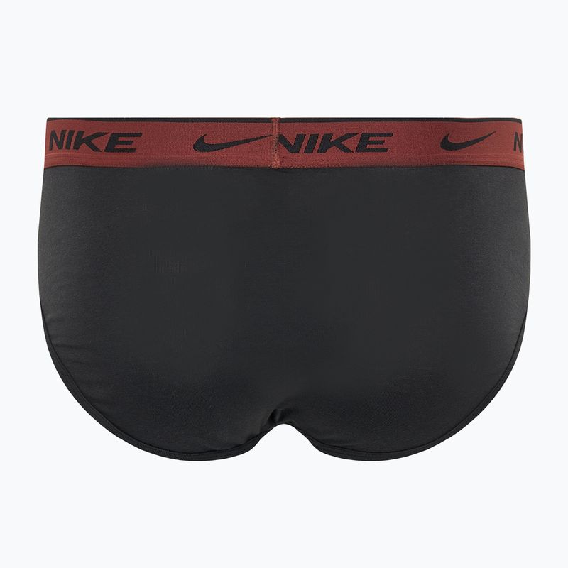 Мъжки слипове Nike Everyday Cotton Stretch Brief 3 бр. cyber black/heather grey/dark pony 3