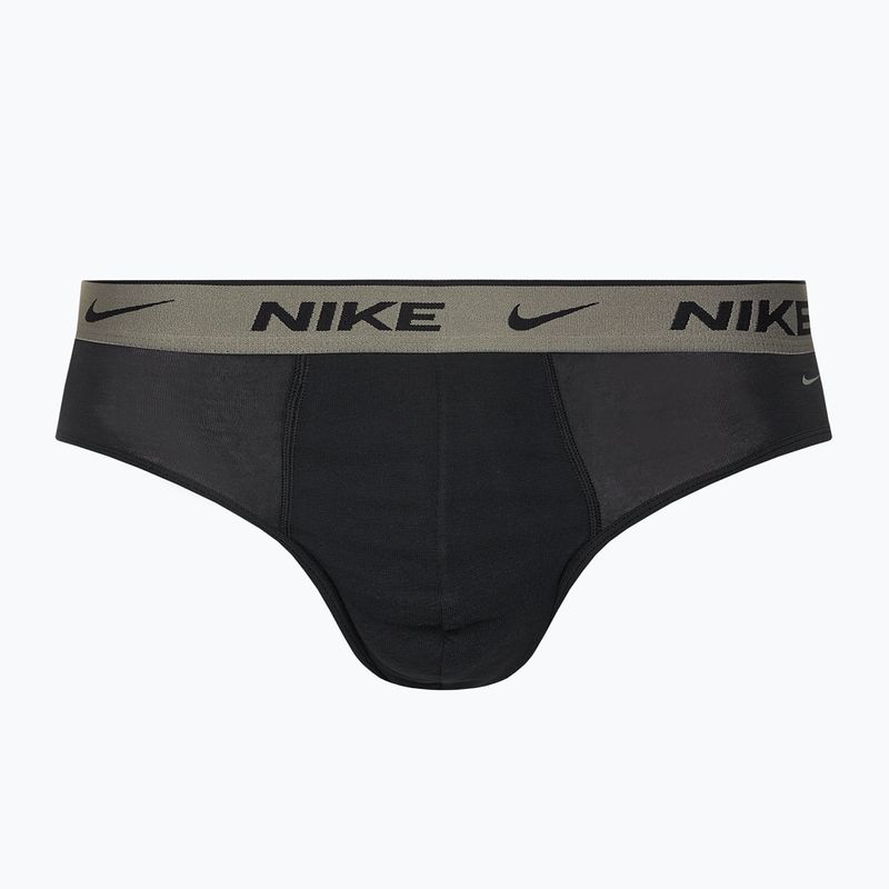 Мъжки слипове Nike Everyday Cotton Stretch Brief 3 бр. cyber black/heather grey/dark pony 5