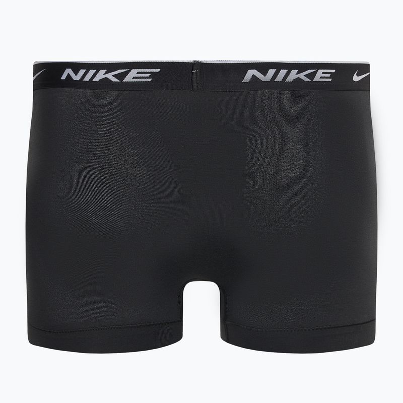 Мъжки боксерки Nike Everyday Cotton Stretch Trunk 3 чифта черно/черна армия/черно 3