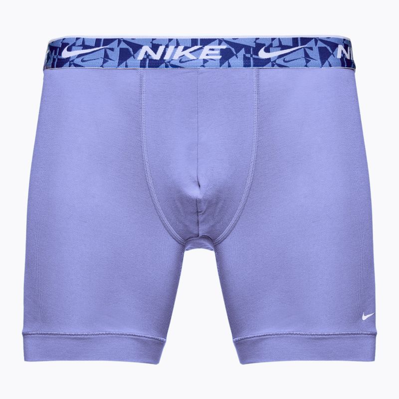 Мъжки боксерки Nike Everyday Cotton Stretch 3 чифта зелено/черно 3