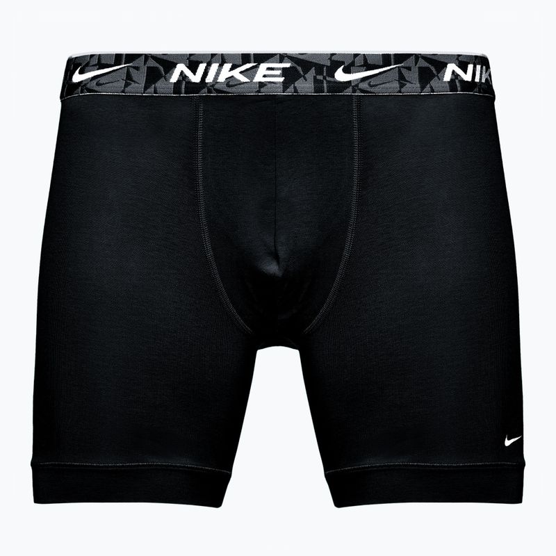 Мъжки боксерки Nike Everyday Cotton Stretch 3 чифта зелено/черно 4