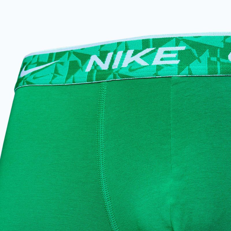 Мъжки боксерки Nike Everyday Cotton Stretch 3 чифта зелено/черно 6