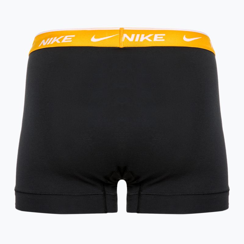 Мъжки боксерки Nike Everyday Cotton Stretch Trunk 3 чифта черно/златно/хипер малиново 5