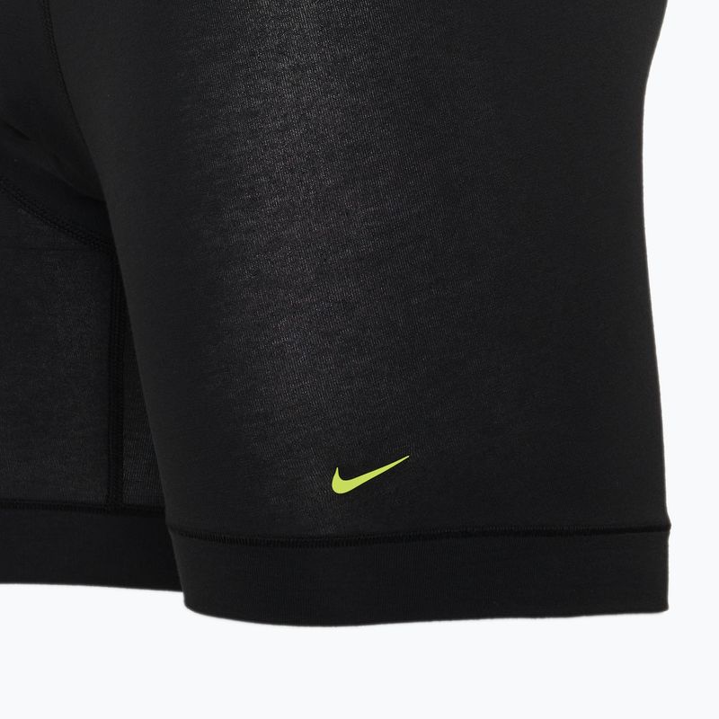 Мъжки боксерки Nike Everyday Cotton Stretch 3 чифта кибер черно/същинско сиво/тъмно понско 4