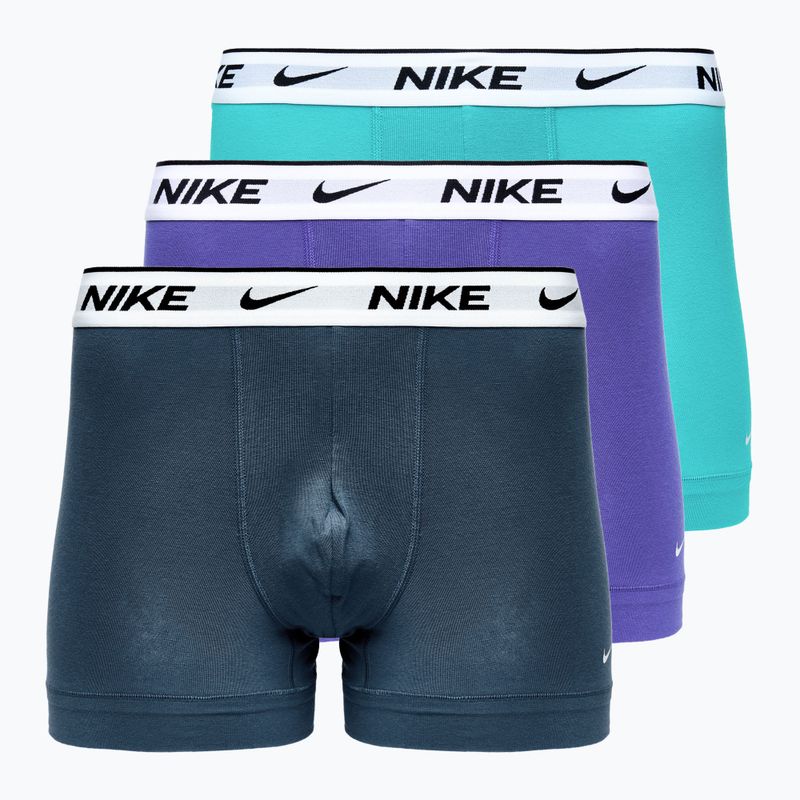 Мъжки боксерки Nike Everyday Cotton Stretch Trunk 3 чифта dustycactus/black/arm navy