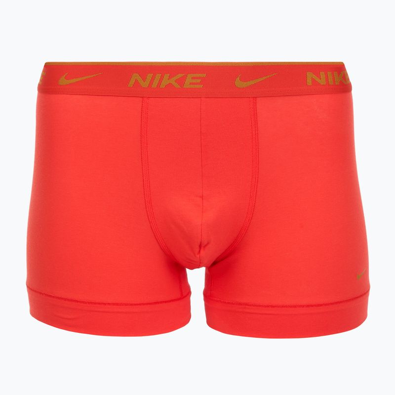 Мъжки боксерки Nike Everyday Cotton Stretch Trunk 3 чифта light crimson/midnight navy/black 2