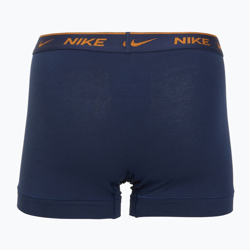 Мъжки боксерки Nike Everyday Cotton Stretch Trunk 3 чифта light crimson/midnight navy/black 5