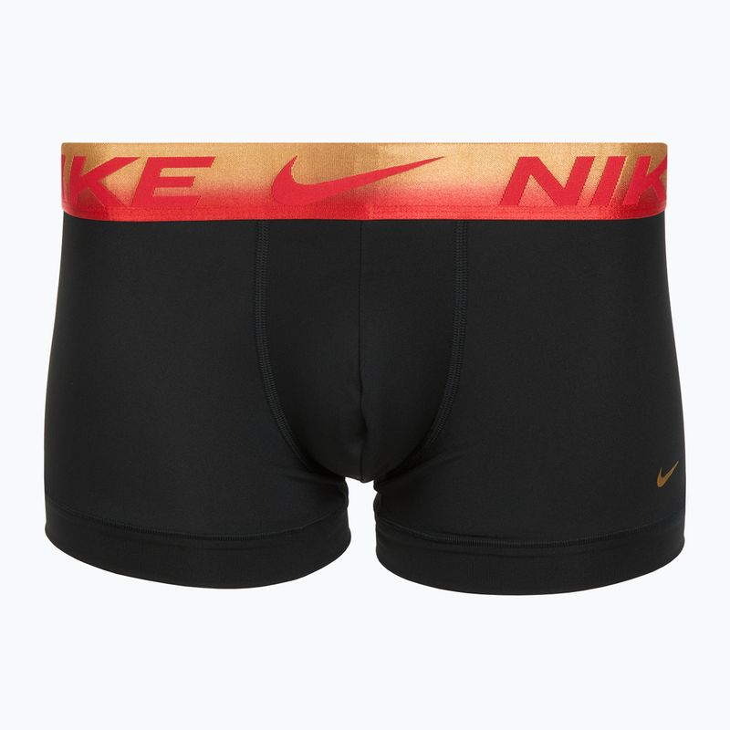 Мъжки боксерки Nike Dri-Fit Essential Micro Trunk 3 чифта blk/uni red/blk/uni red metallic gradient wb 2