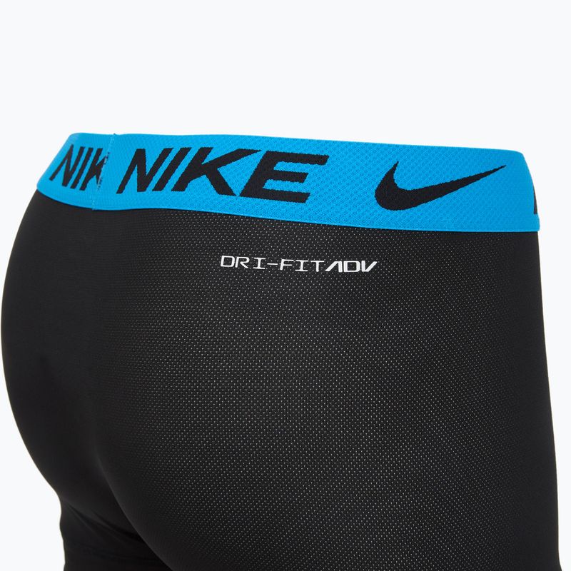 Мъжки боксерки Nike Dri-FIT Cotton Trunk 3 чифта black mint foam/blue hero/bright ceramic wb 4