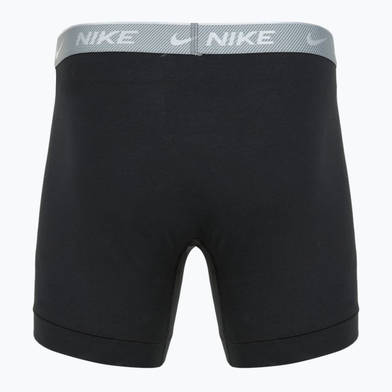 Мъжки боксерки Nike Everyday Cotton Stretch 3 чифта би/желязно сиво/ясно сиво с висока лъскава текстура wb 3