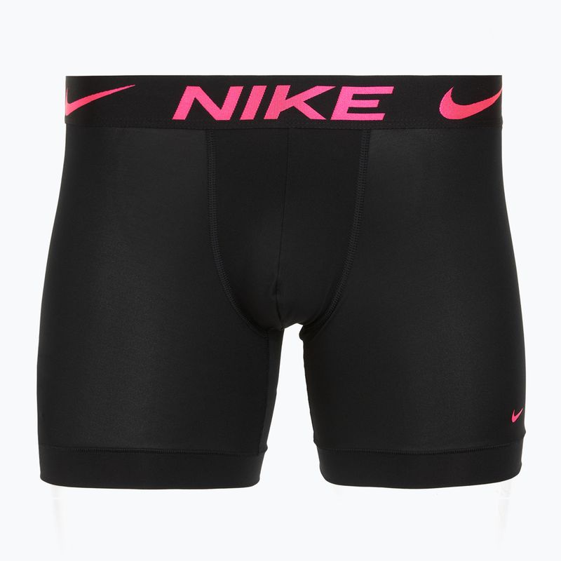 Мъжки боксерки Nike Dri-Fit Essential Micro Boxer Brief 3 чифта black hyper pink/uni red/black high shine wb 4