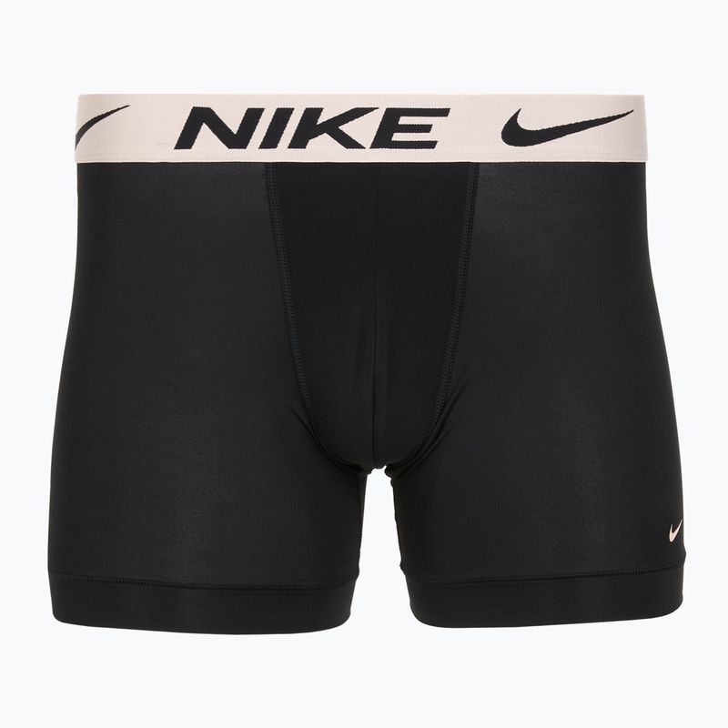 Мъжки боксерки Nike Dri-Fit Essential Micro Boxer Brief 3 чифта blk washed coral/olive aura/abrtract blue edge wb 2