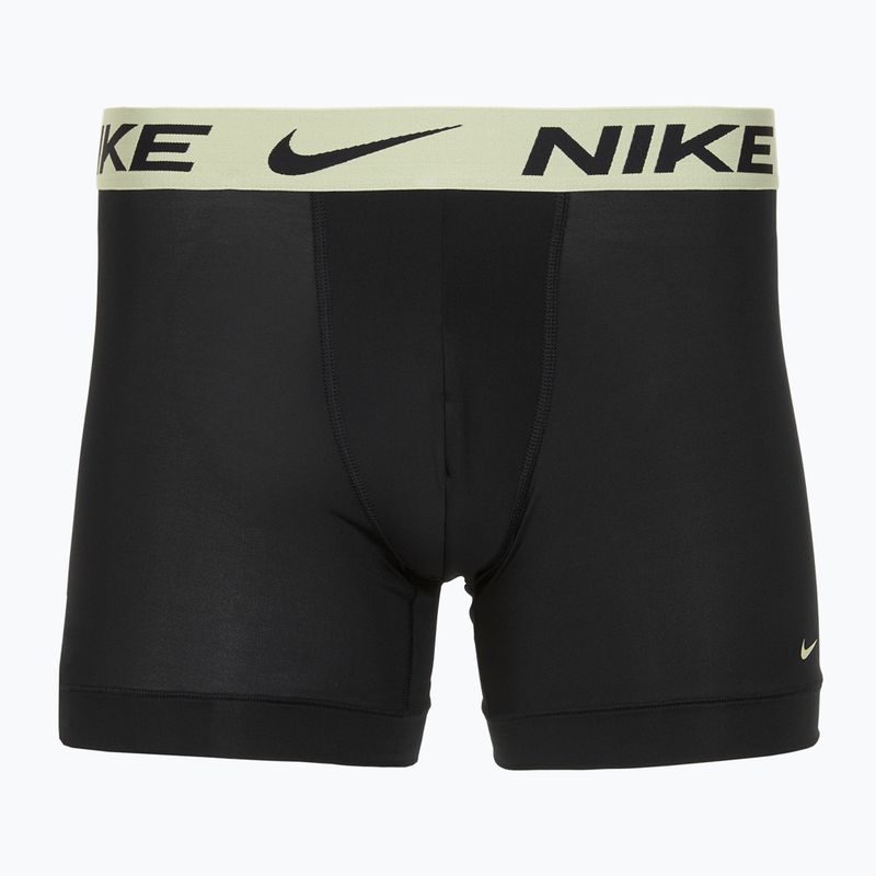 Мъжки боксерки Nike Dri-Fit Essential Micro Boxer Brief 3 чифта blk washed coral/olive aura/abrtract blue edge wb 3