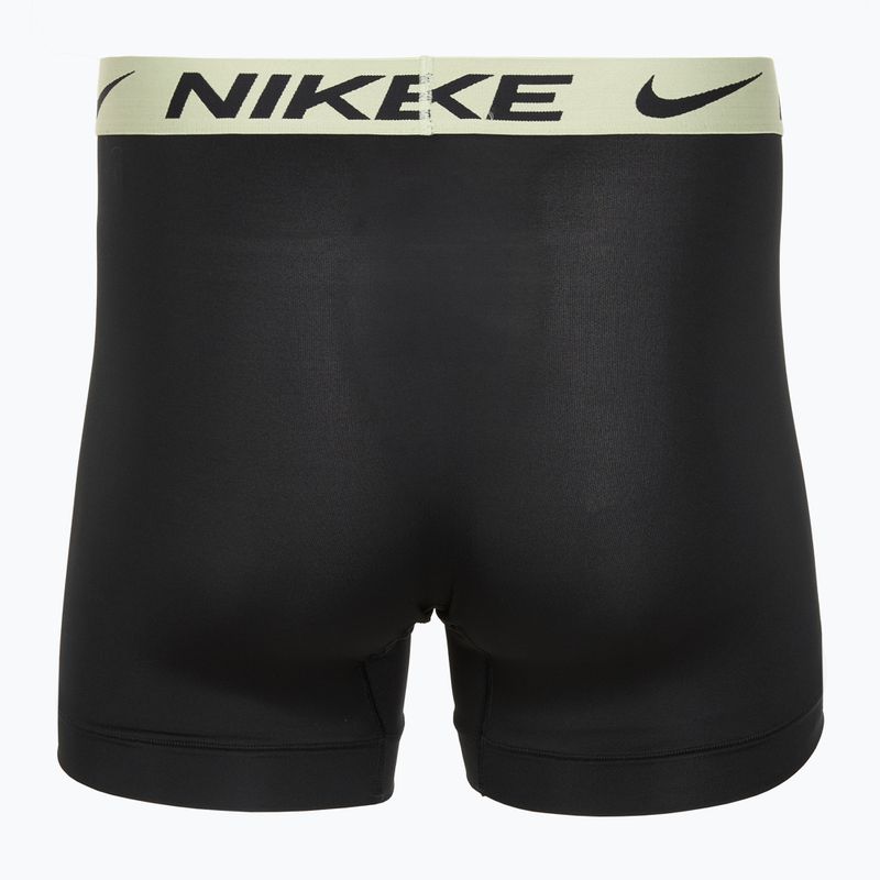 Мъжки боксерки Nike Dri-Fit Essential Micro Boxer Brief 3 чифта blk washed coral/olive aura/abrtract blue edge wb 5