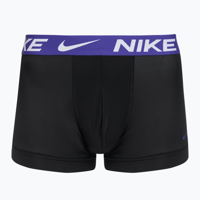 Мъжки боксерки Nike Dri-Fit Essential Micro Trunk 3 чифта black university gold/deep night/dark team red wb 4