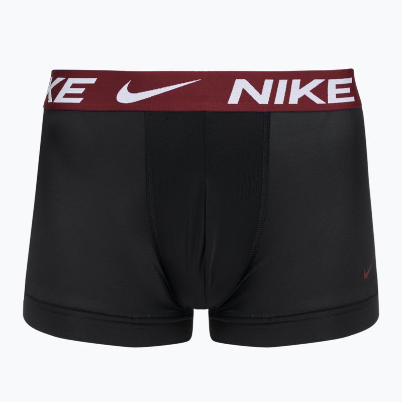 Мъжки боксерки Nike Dri-Fit Essential Micro Trunk 3 чифта black university gold/deep night/dark team red wb 5