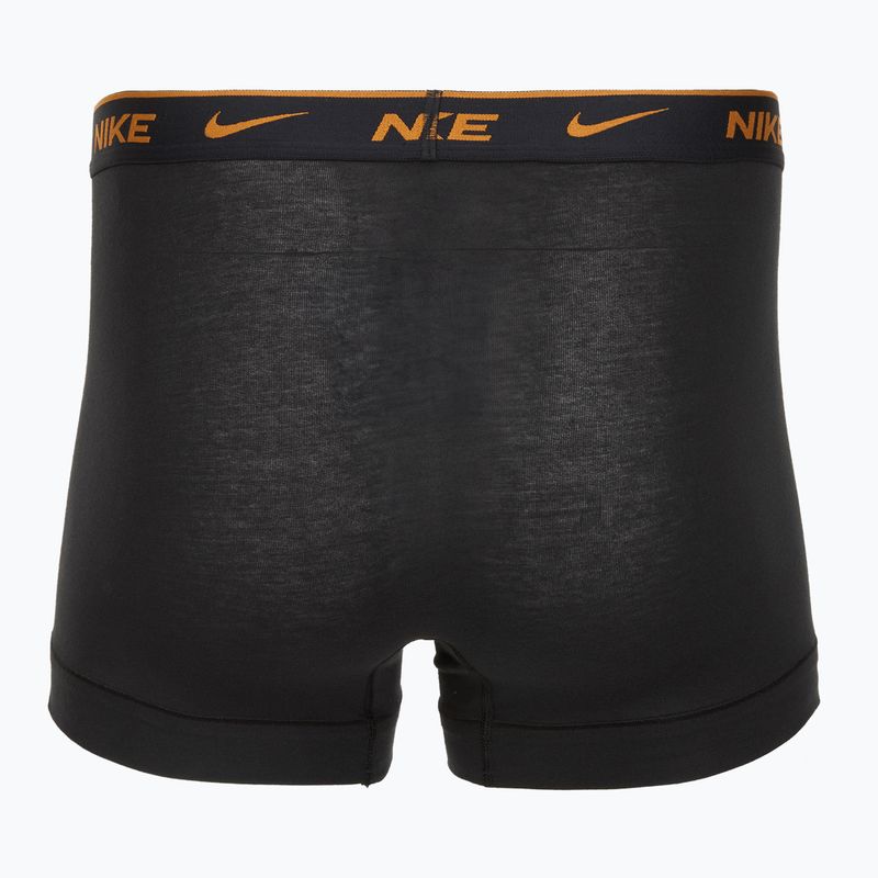 Мъжки боксерки Nike Everyday Cotton Stretch Trunk 3 чифта черни lig crim/des och/deep night с лого на колана 5