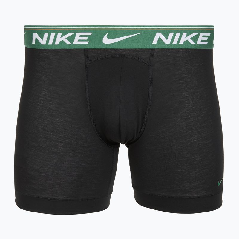 Мъжки боксерки Nike Dri-FIT Ultra Comfort 3 чифта черни evrgreen aura/deep night/черен колан 2