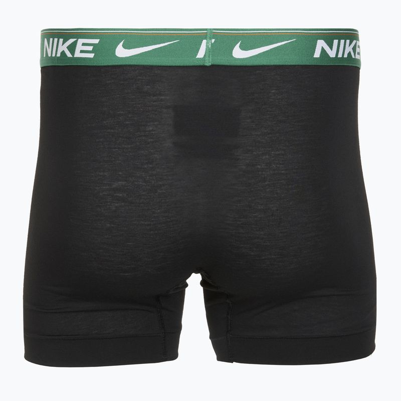 Мъжки боксерки Nike Dri-FIT Ultra Comfort 3 чифта черни evrgreen aura/deep night/черен колан 5