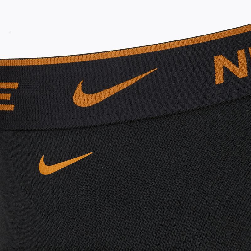 Мъжки памучни слипове Nike Everyday Stretch Brief 3 чифта black light crimson/desert ochre/black wb 6