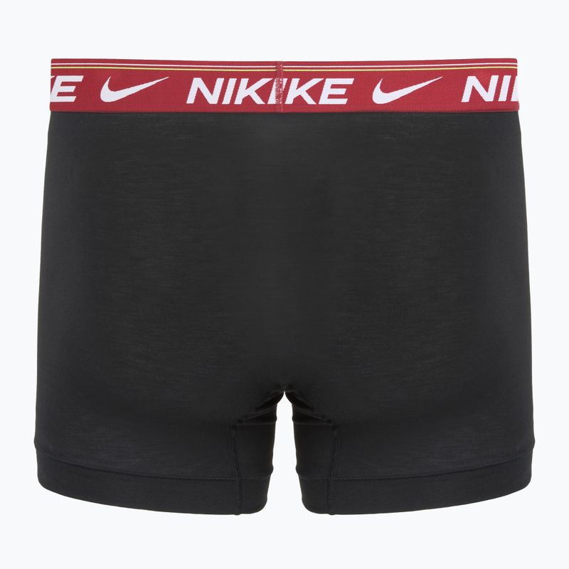 Mъжки боксерки Nike Dri-FIT Ultra Comfort 3 чифта black/team crimson/dark raisin/black 3