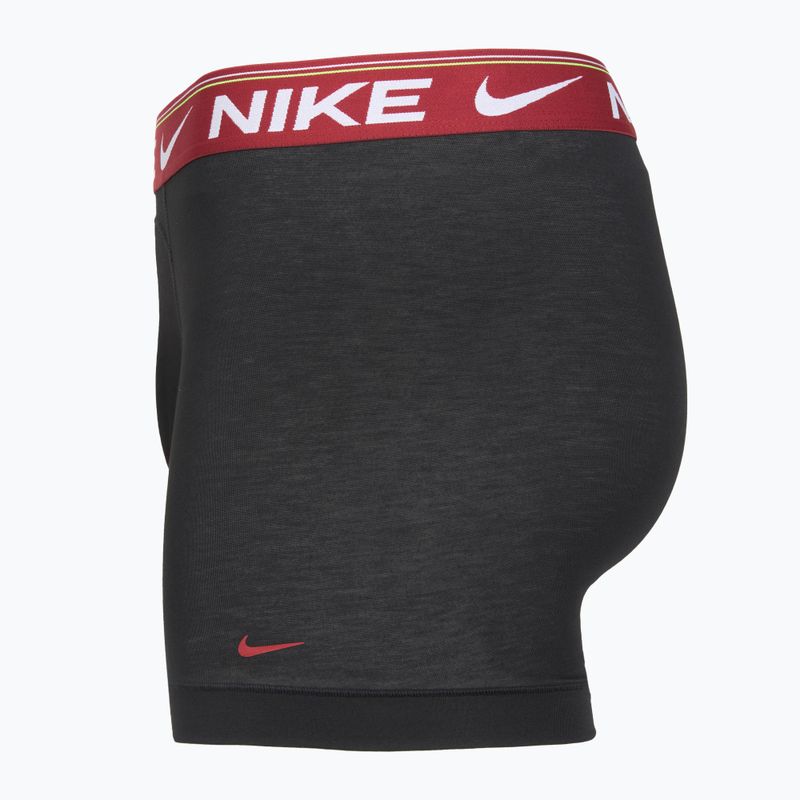 Mъжки боксерки Nike Dri-FIT Ultra Comfort 3 чифта black/team crimson/dark raisin/black 4