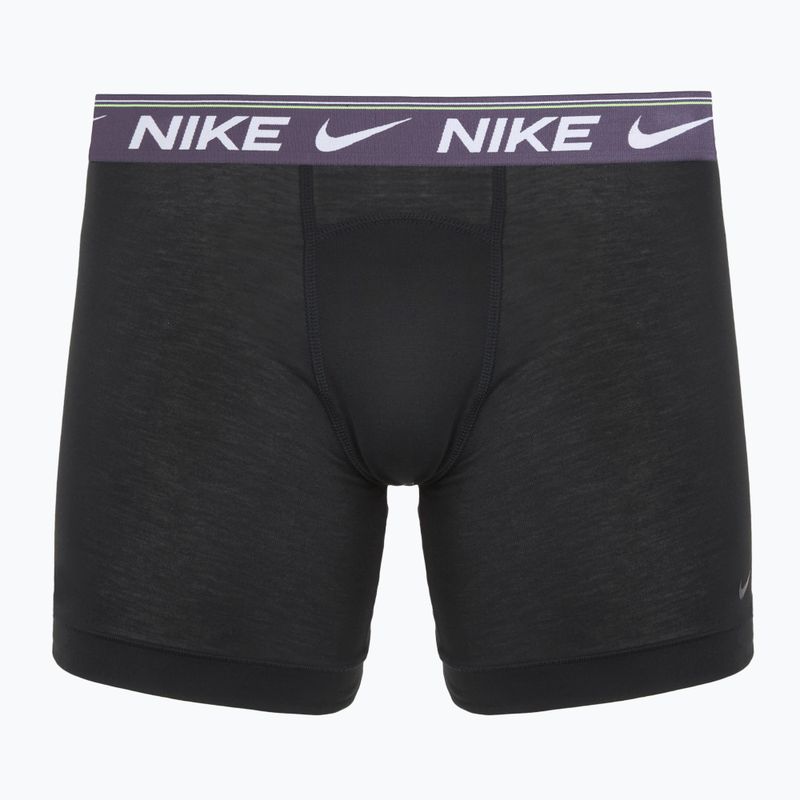 Mъжки боксерки Nike Dri-FIT Ultra Comfort 3 чифта black/team crimson/dark raisin/black 6