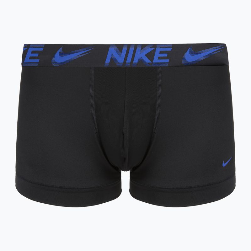 Мъжки боксерки Nike Dri-Fit Essential Micro 3 чифта black/game royal/malachite/un gold/zoom wb 6