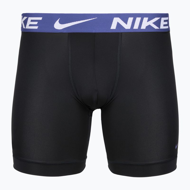 Мъжки боксерки Nike Essential Micro 3 чифта black/sapphire/wolf grey/team crimson 2