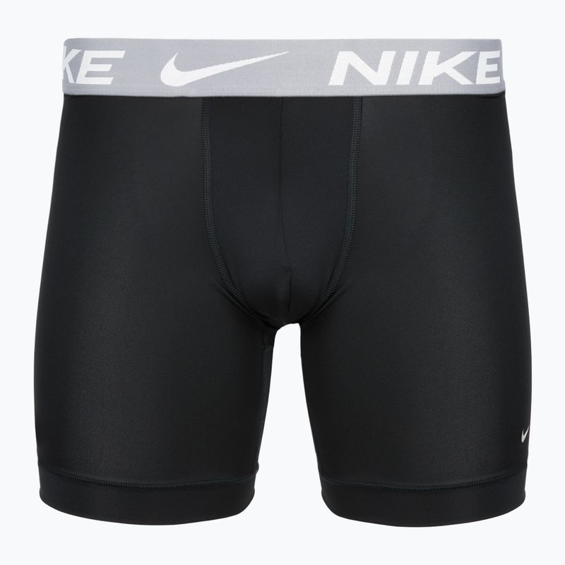 Мъжки боксерки Nike Essential Micro 3 чифта black/sapphire/wolf grey/team crimson 5