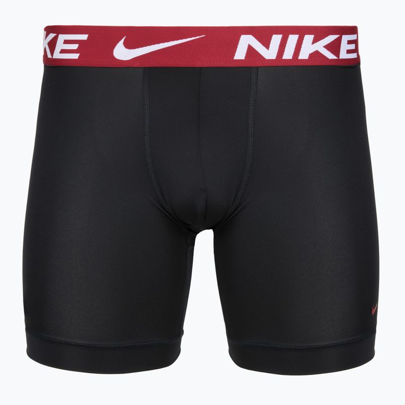Мъжки боксерки Nike Essential Micro 3 чифта black/sapphire/wolf grey/team crimson 6