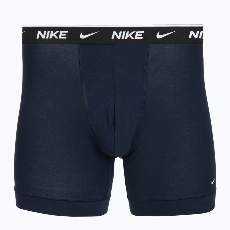 Мъжки боксерки Nike Cotton Stretch Boxer Brief black/blue/navy 3