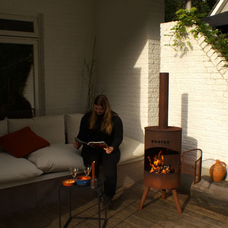 Градинска камина BonFeu BonTon corten 3