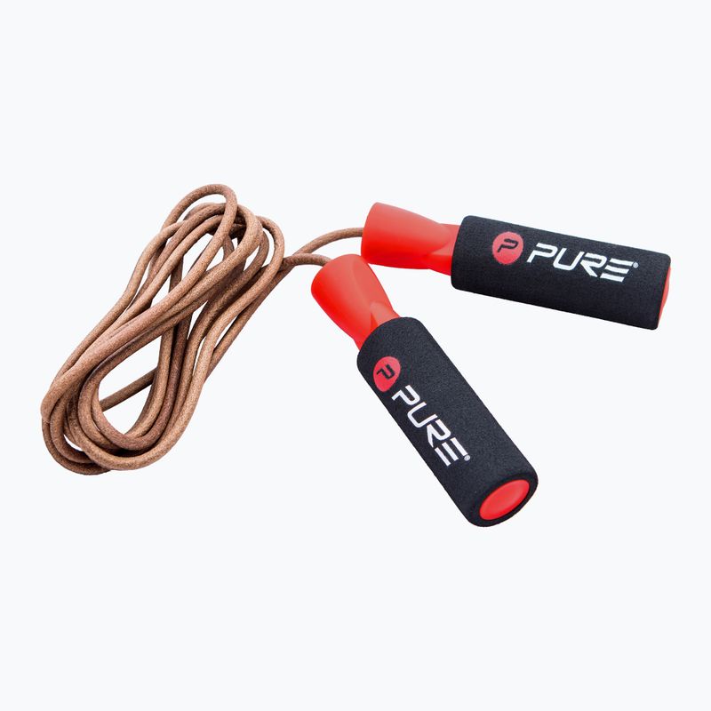 Скаканка Pure2Improve Jump Rope Кожена лента P2I201200