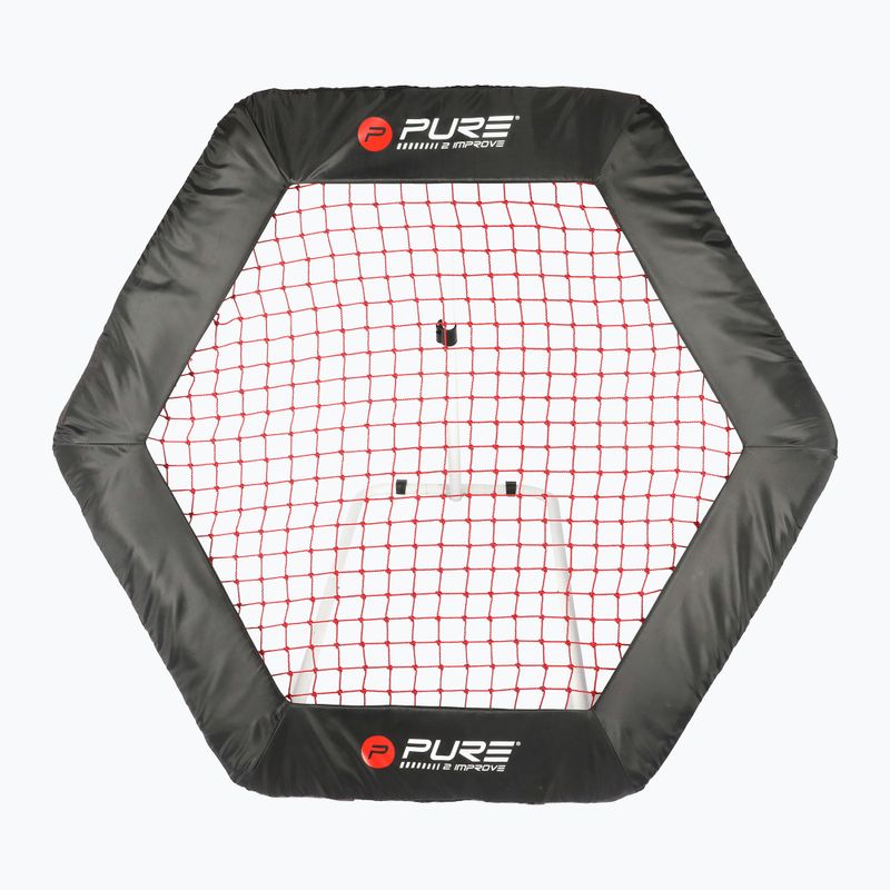 Rebounder Pure2Improve Hexagon black/red