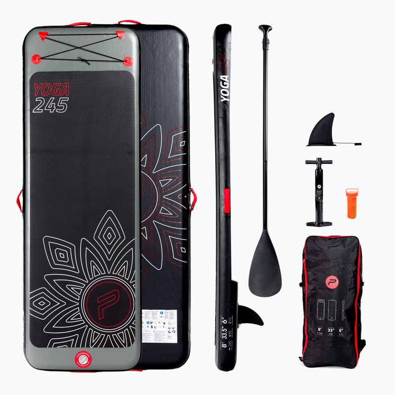 SUP дъска Pure4Fun Yoga 2,45 м черна P4F950180