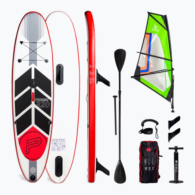Дъска с платно WindSUP Pure4Fun Wind бяла P4F950220
