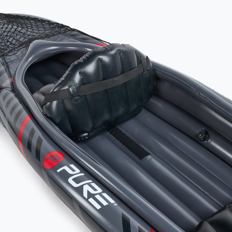 Pure4Fun XPRO Kayak 3.0 надуваем каяк за 2 човека с високо налягане, сив P4F150130 9