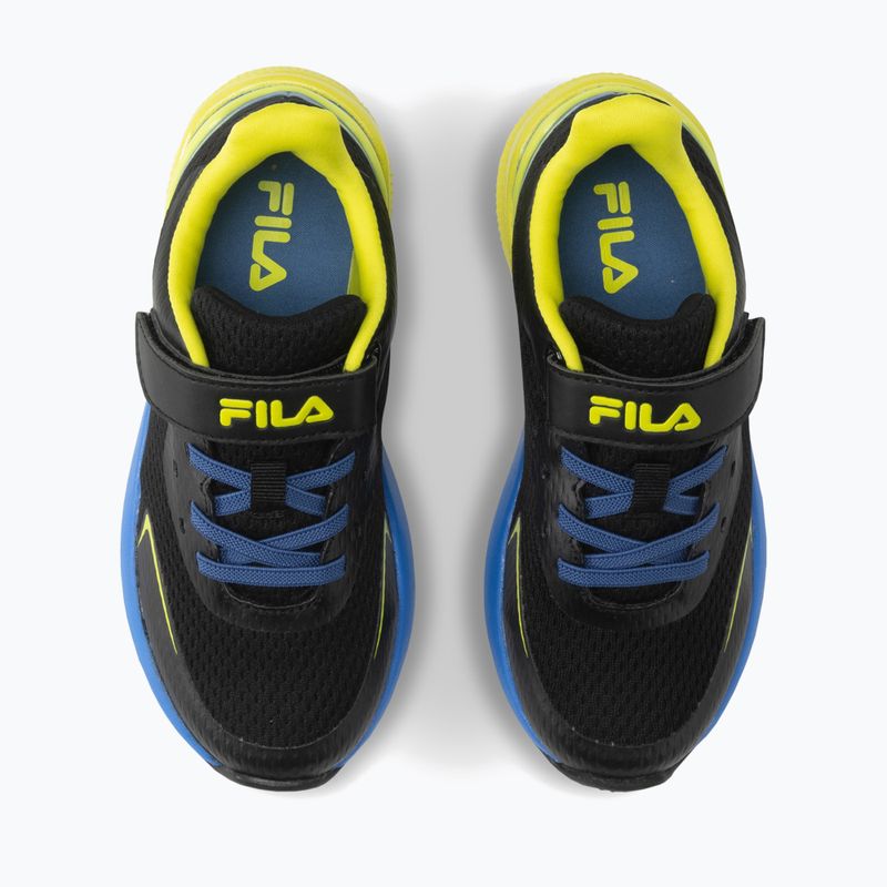 Детски обувки FILA Crusher V black / vallarta blue 4