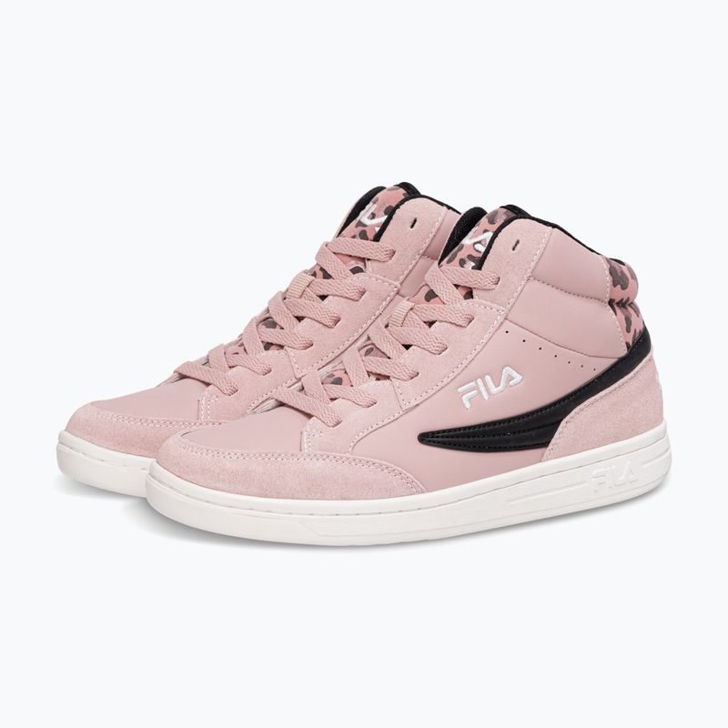 Детски обувки FILA Crew Mid pale mauve/leopard 2