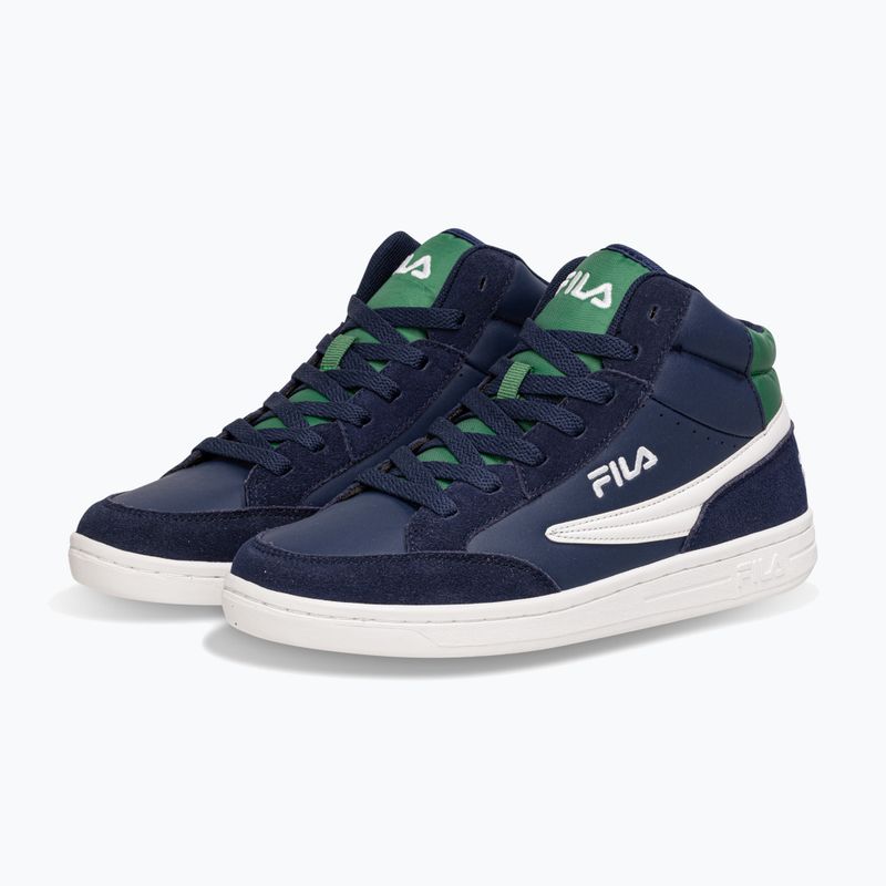 Детски обувки FILA Crew Mid fila navy/verdant green