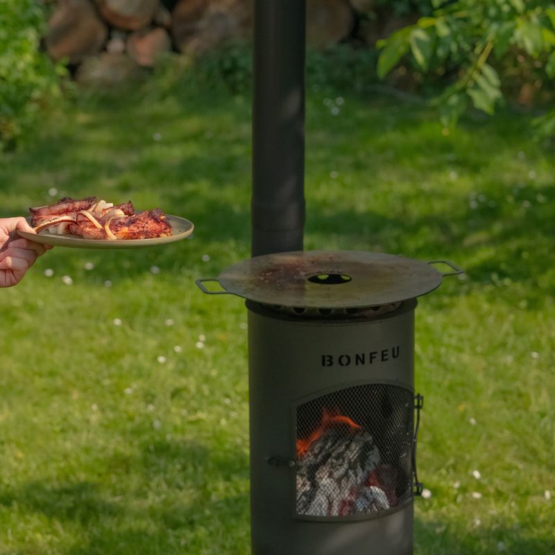 Градинска камина BonFeu Bongiano LP black 2